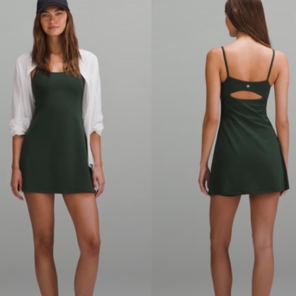 lululemon Align Cami Strap Dress - Rainforest Green